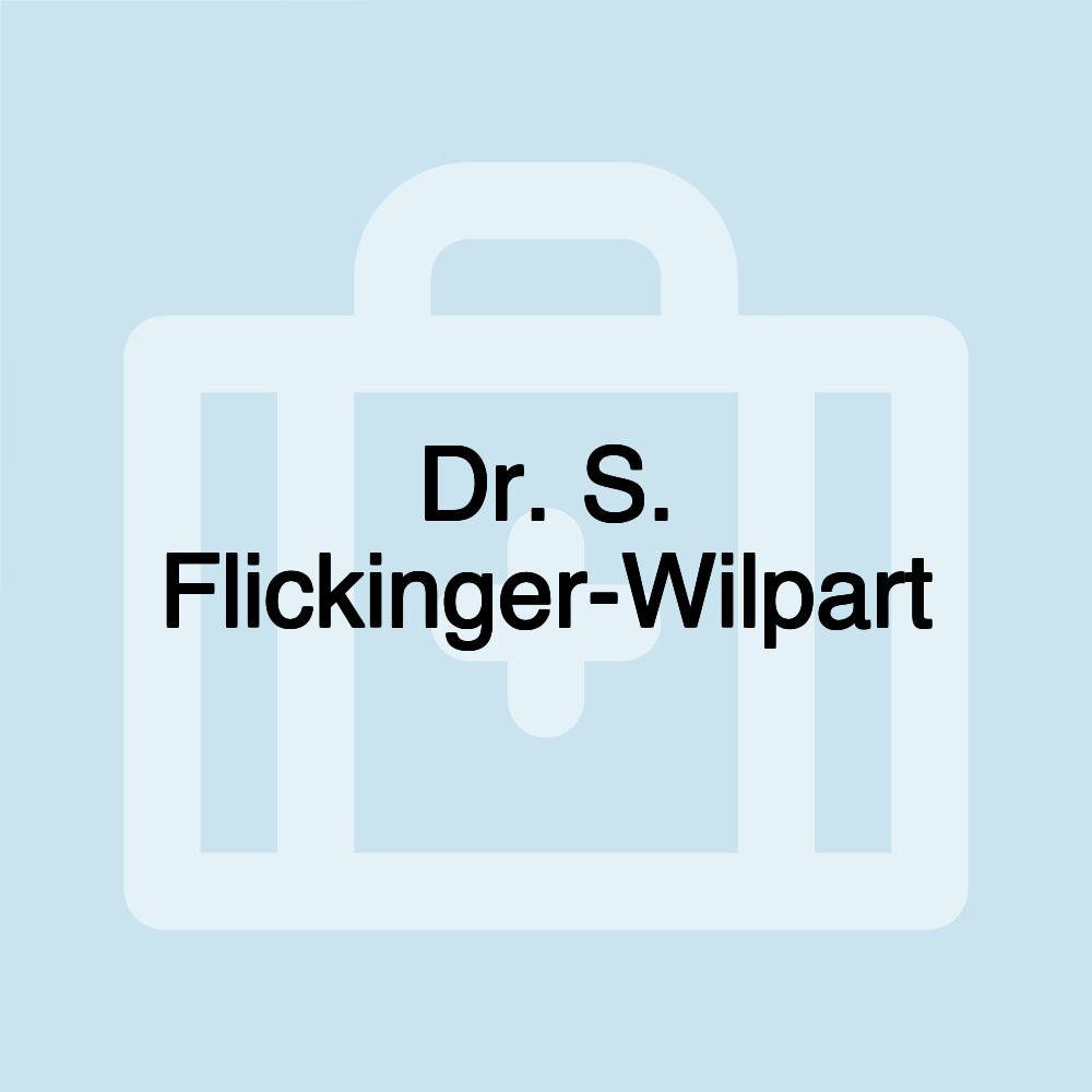 Dr. S. Flickinger-Wilpart