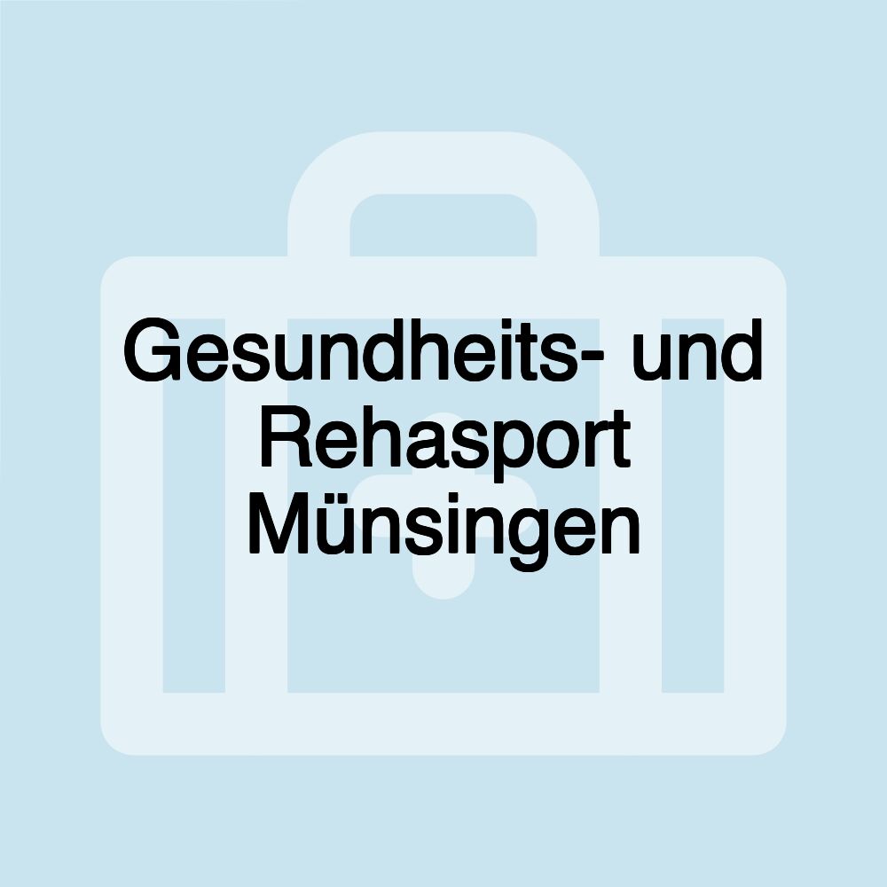 Gesundheits- und Rehasport Münsingen