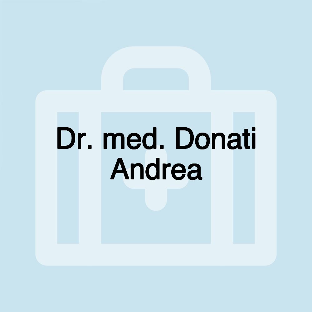 Dr. med. Donati Andrea