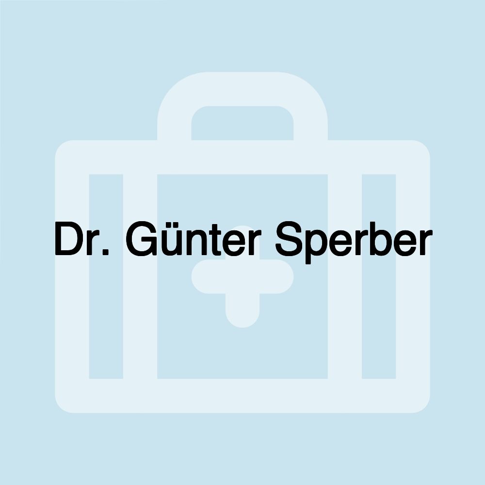 Dr. Günter Sperber