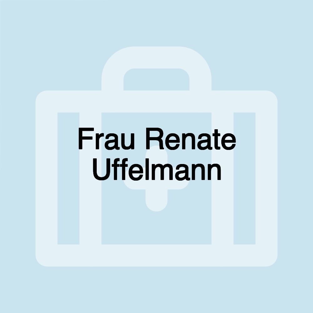 Frau Renate Uffelmann