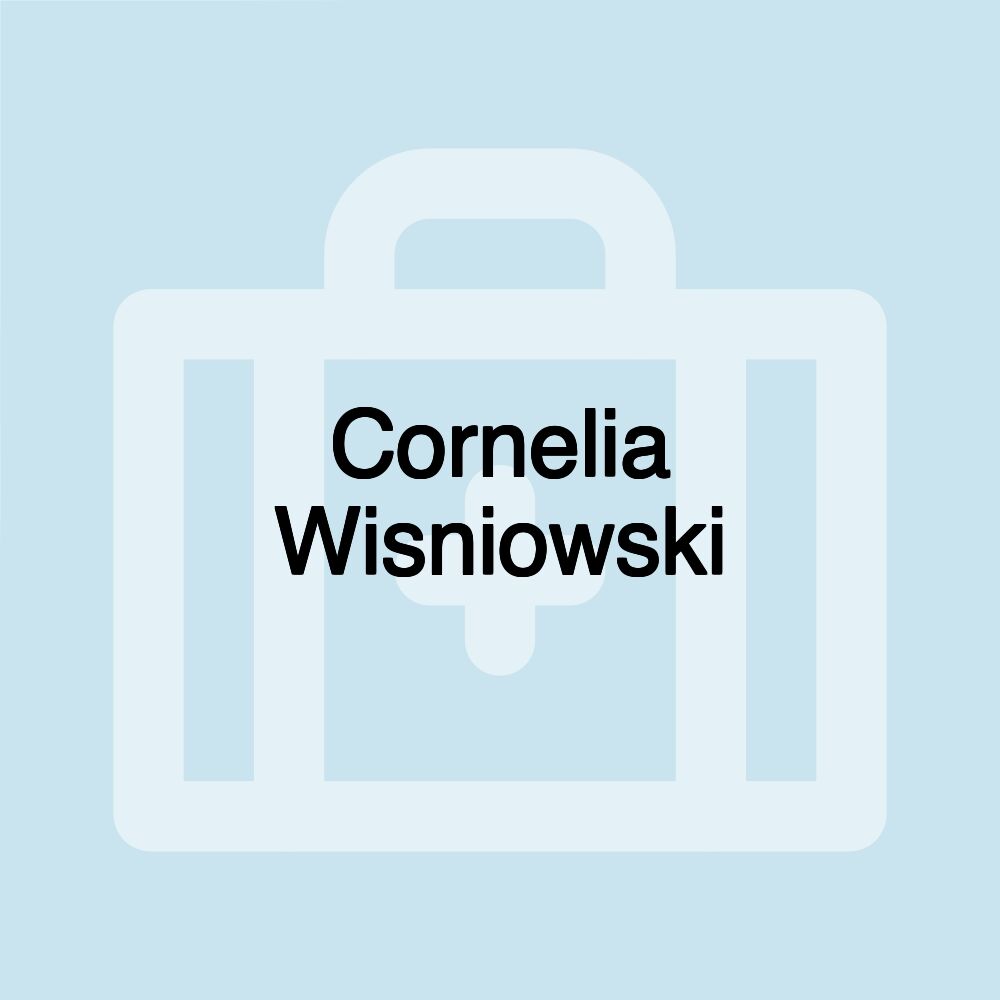 Cornelia Wisniowski