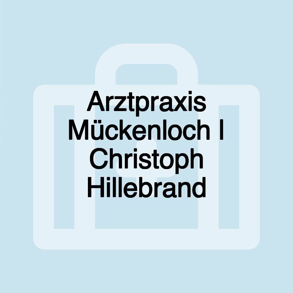 Arztpraxis Mückenloch | Christoph Hillebrand