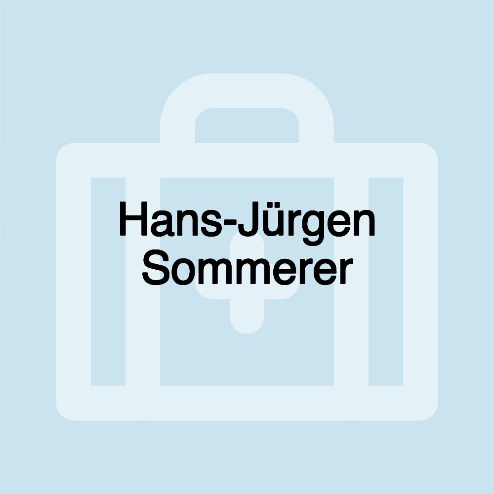 Hans-Jürgen Sommerer