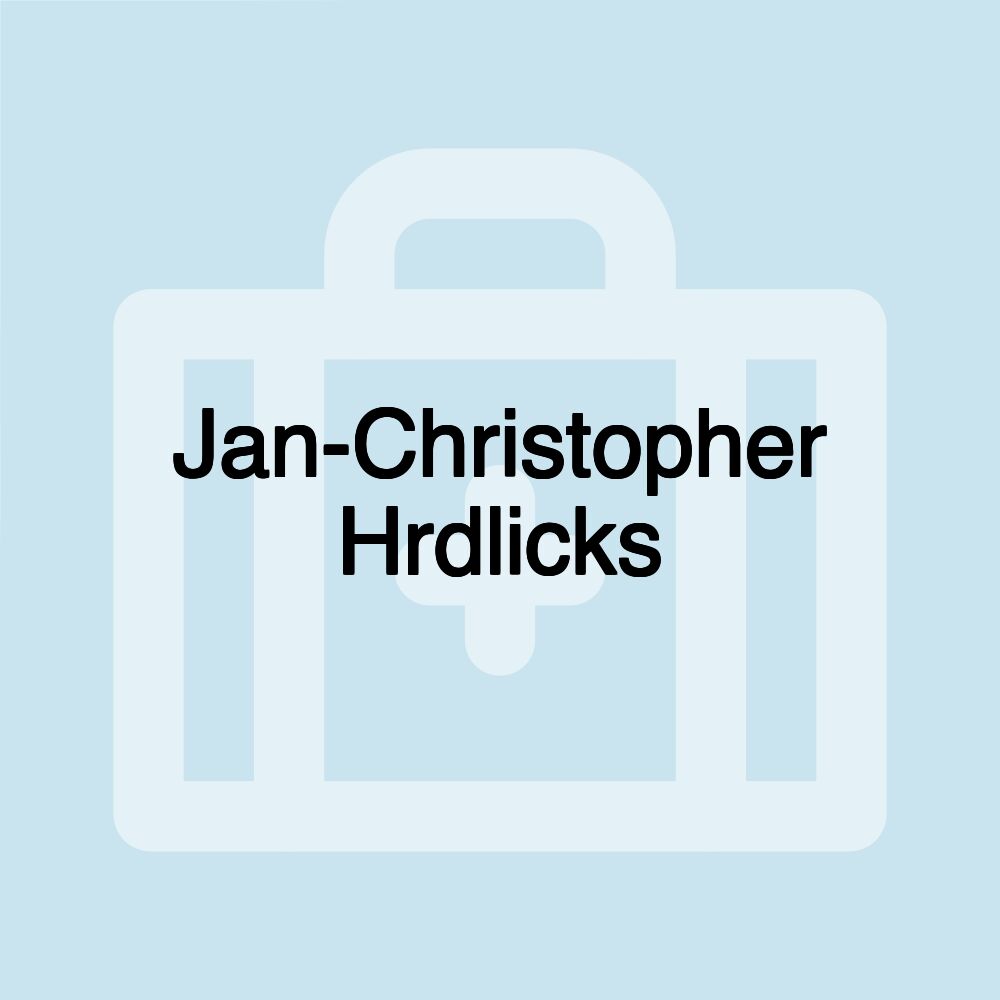 Jan-Christopher Hrdlicks