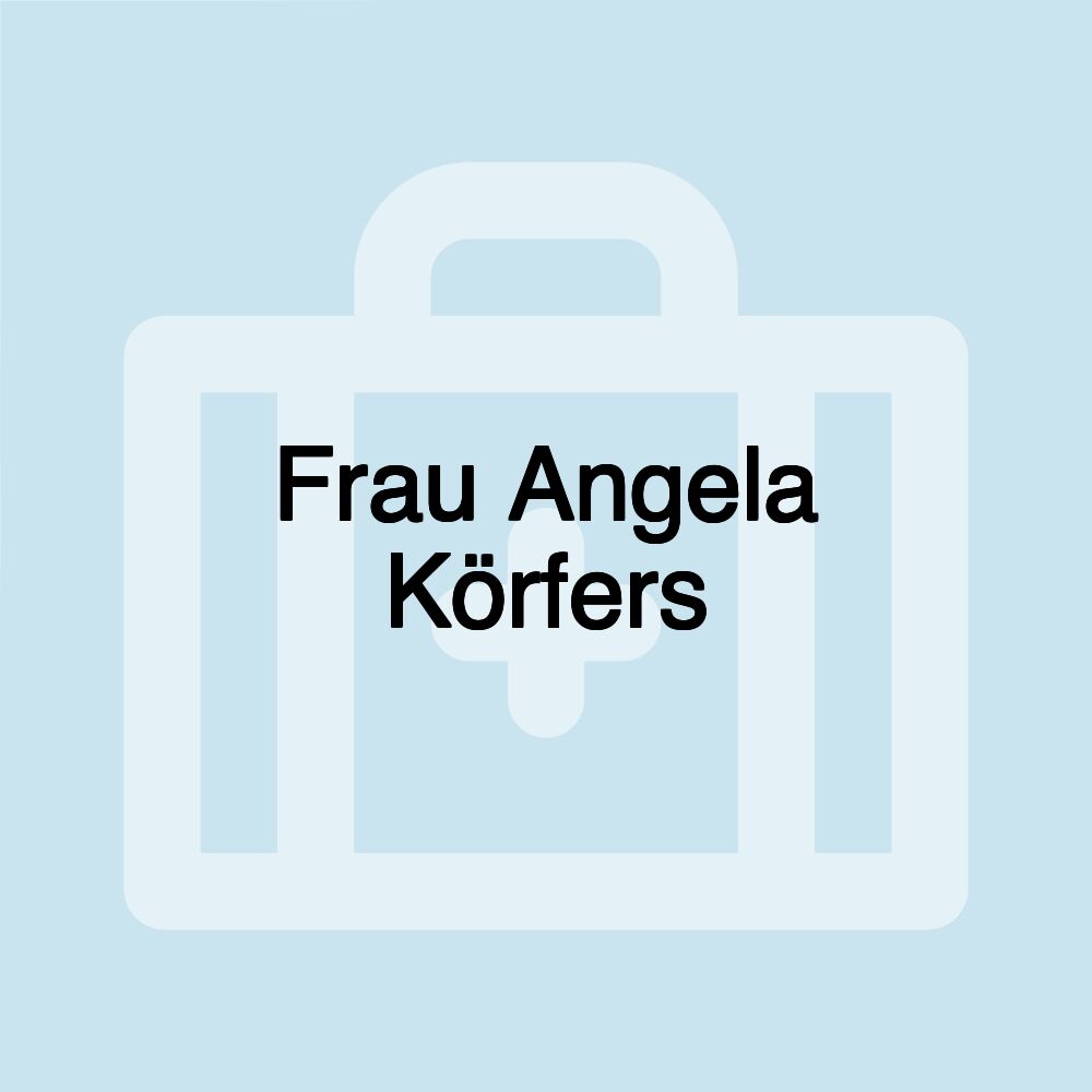 Frau Angela Körfers