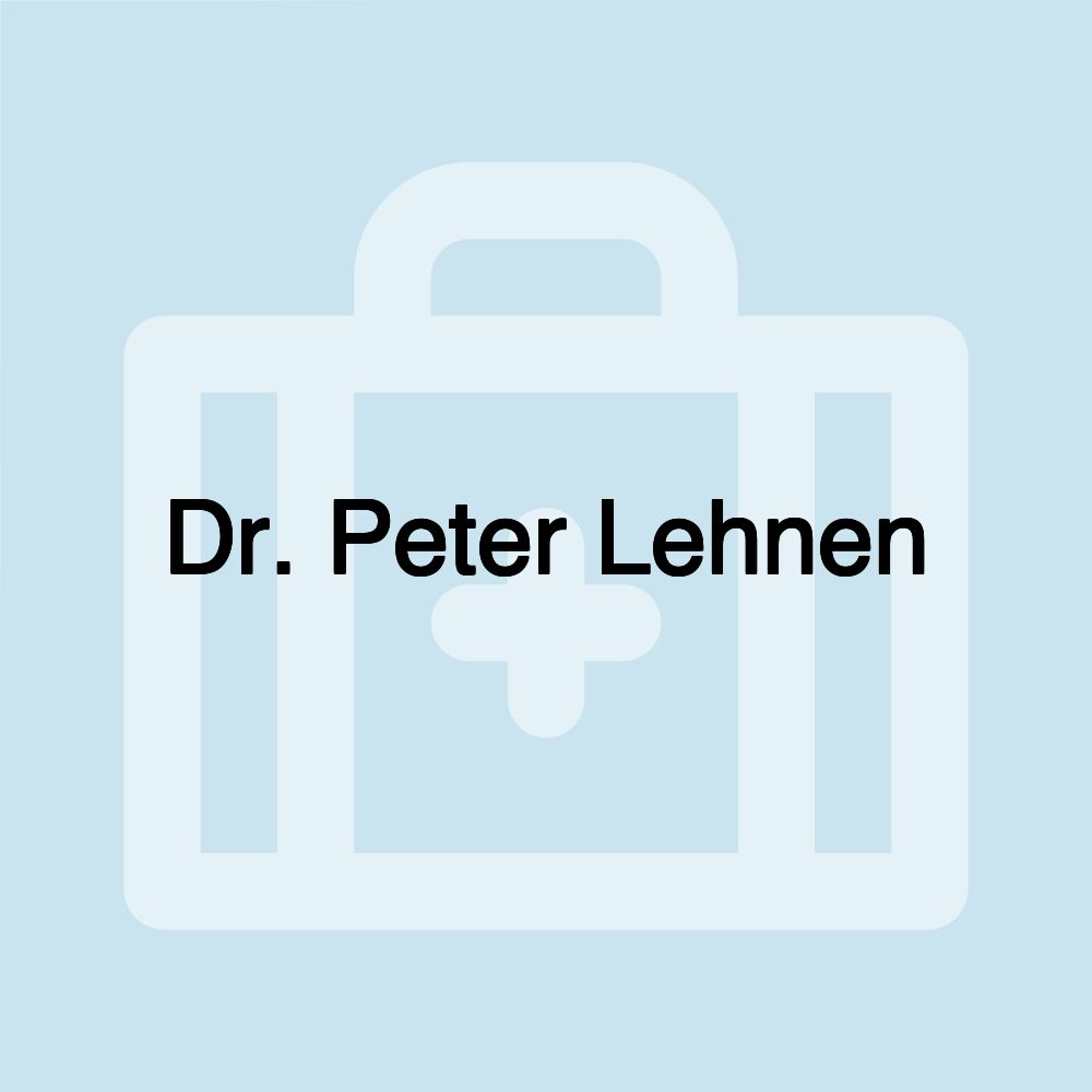 Dr. Peter Lehnen