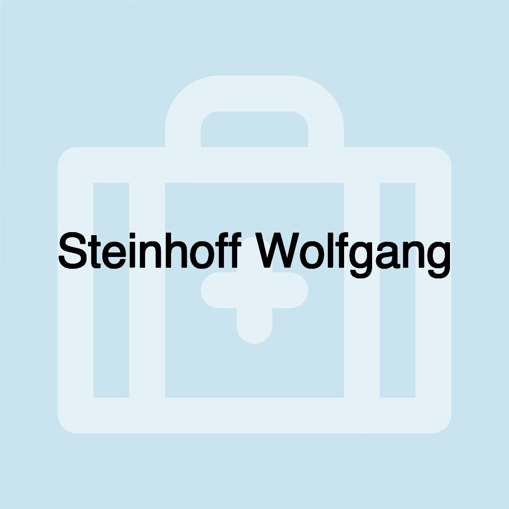 Steinhoff Wolfgang