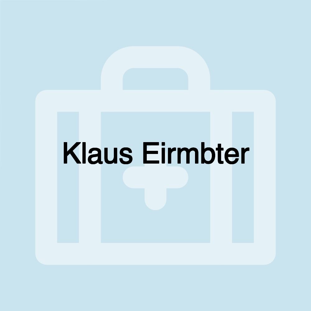 Klaus Eirmbter