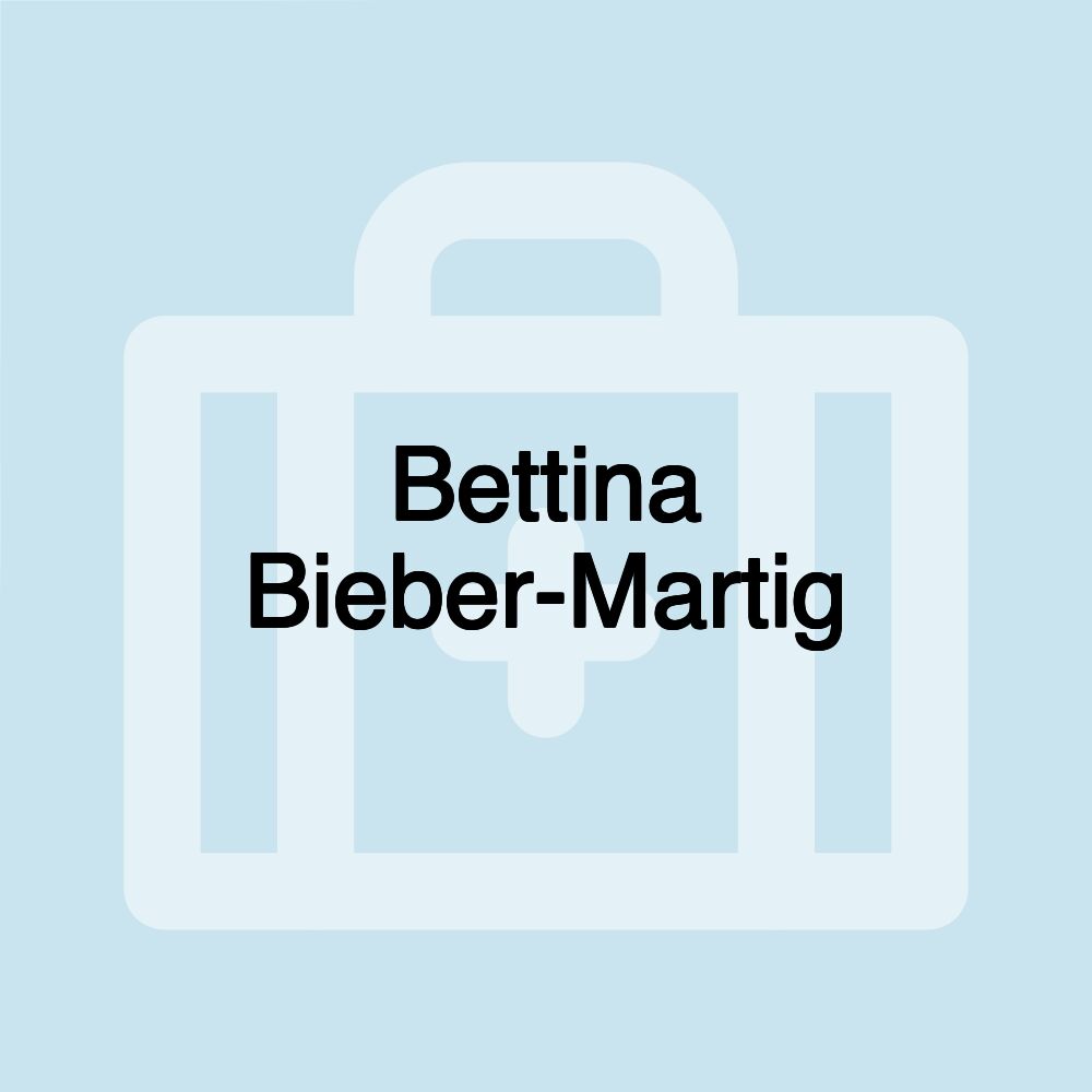 Bettina Bieber-Martig