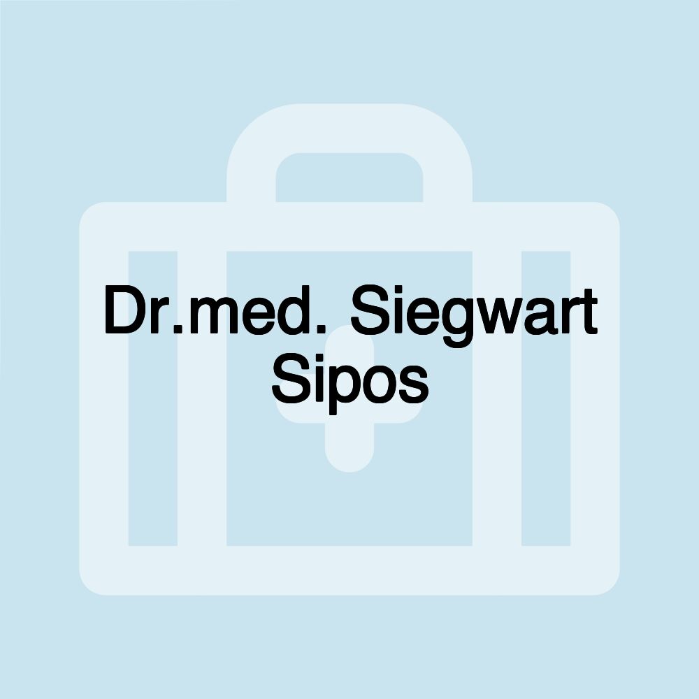 Dr.med. Siegwart Sipos