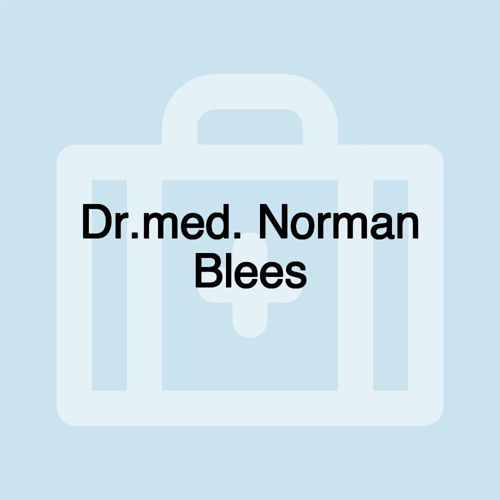 Dr.med. Norman Blees