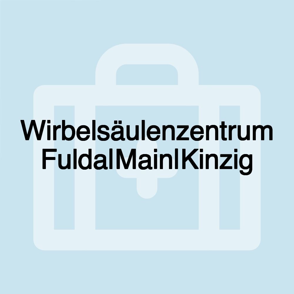 Wirbelsäulenzentrum Fulda|Main|Kinzig