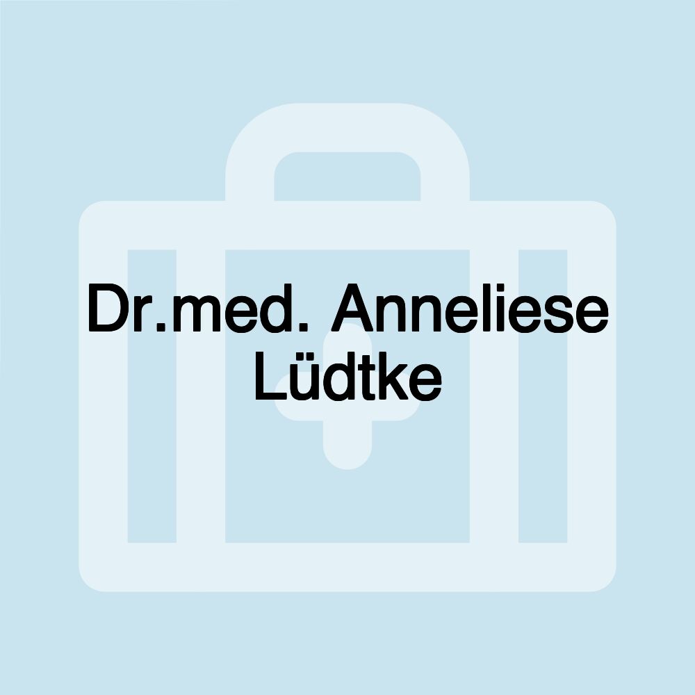 Dr.med. Anneliese Lüdtke