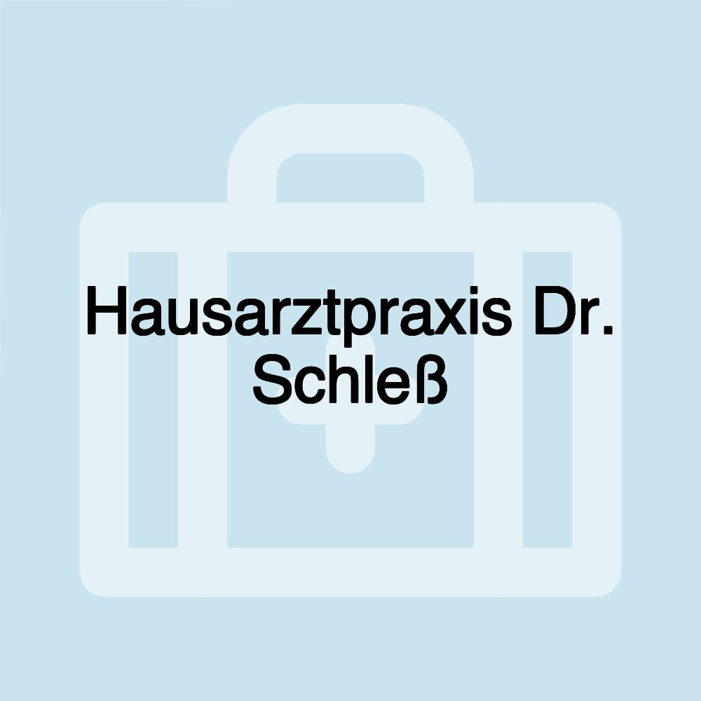 Hausarztpraxis Dr. Schleß