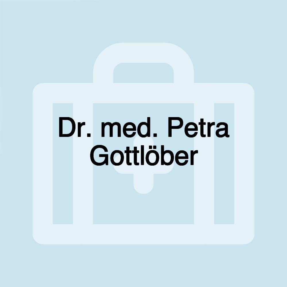 Dr. med. Petra Gottlöber