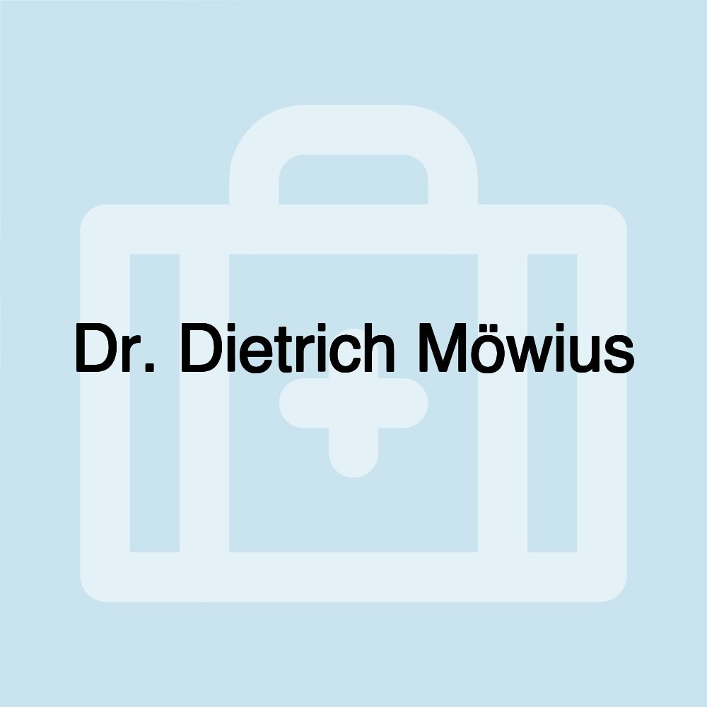 Dr. Dietrich Möwius