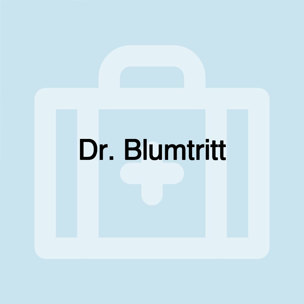 Dr. Blumtritt