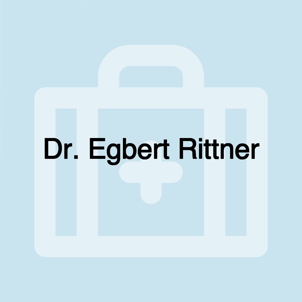 Dr. Egbert Rittner