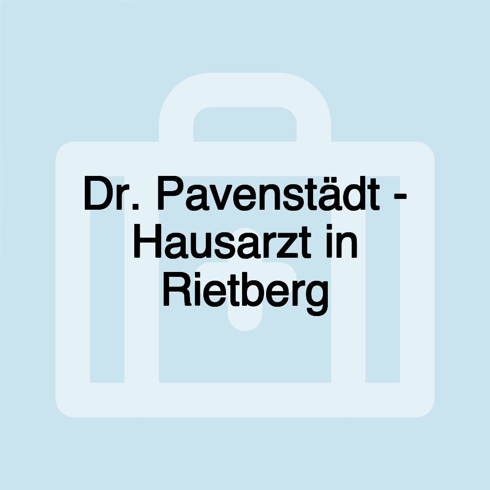 Dr. Pavenstädt - Hausarzt in Rietberg