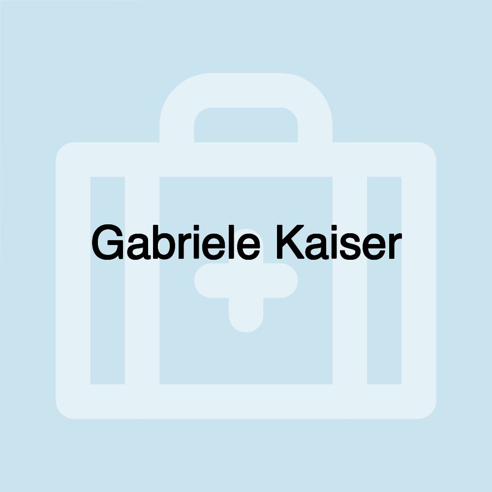 Gabriele Kaiser