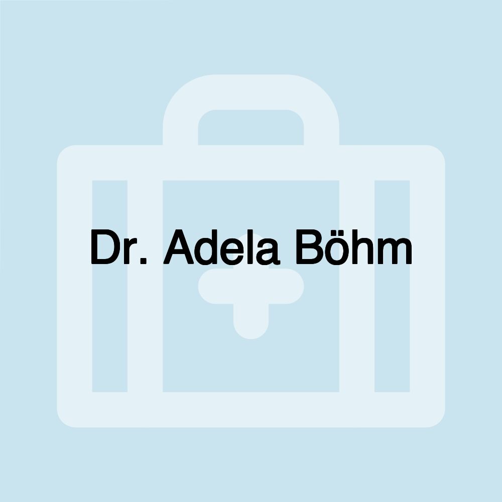 Dr. Adela Böhm