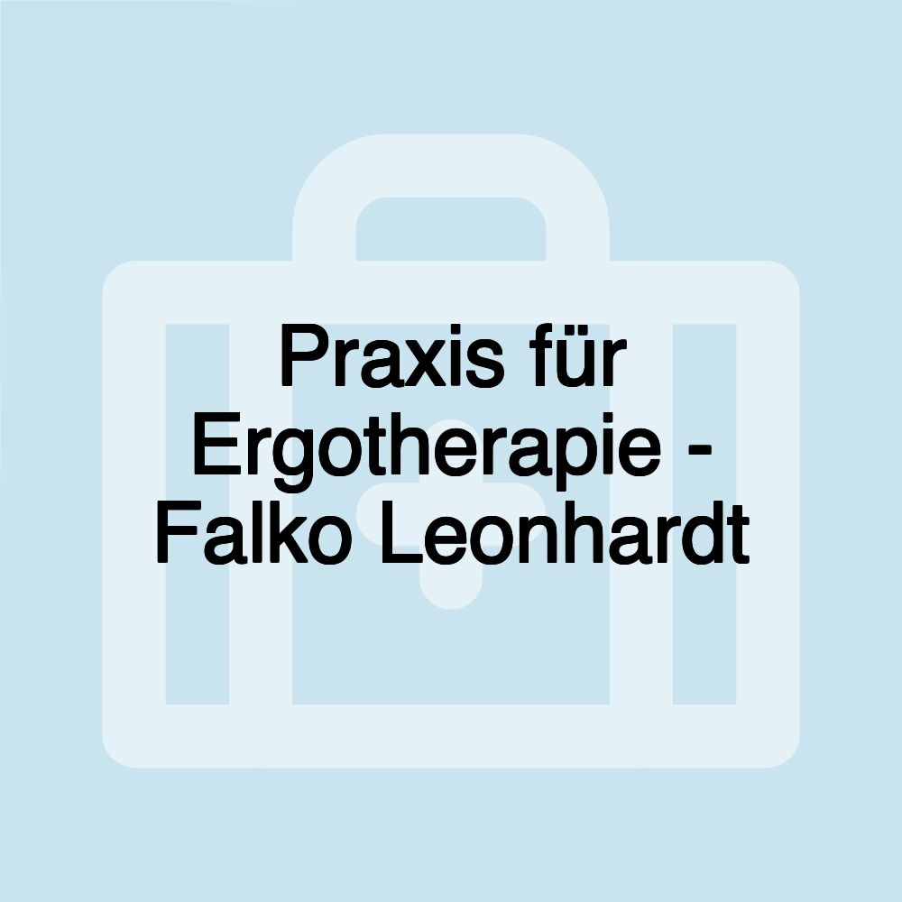 Praxis für Ergotherapie - Falko Leonhardt