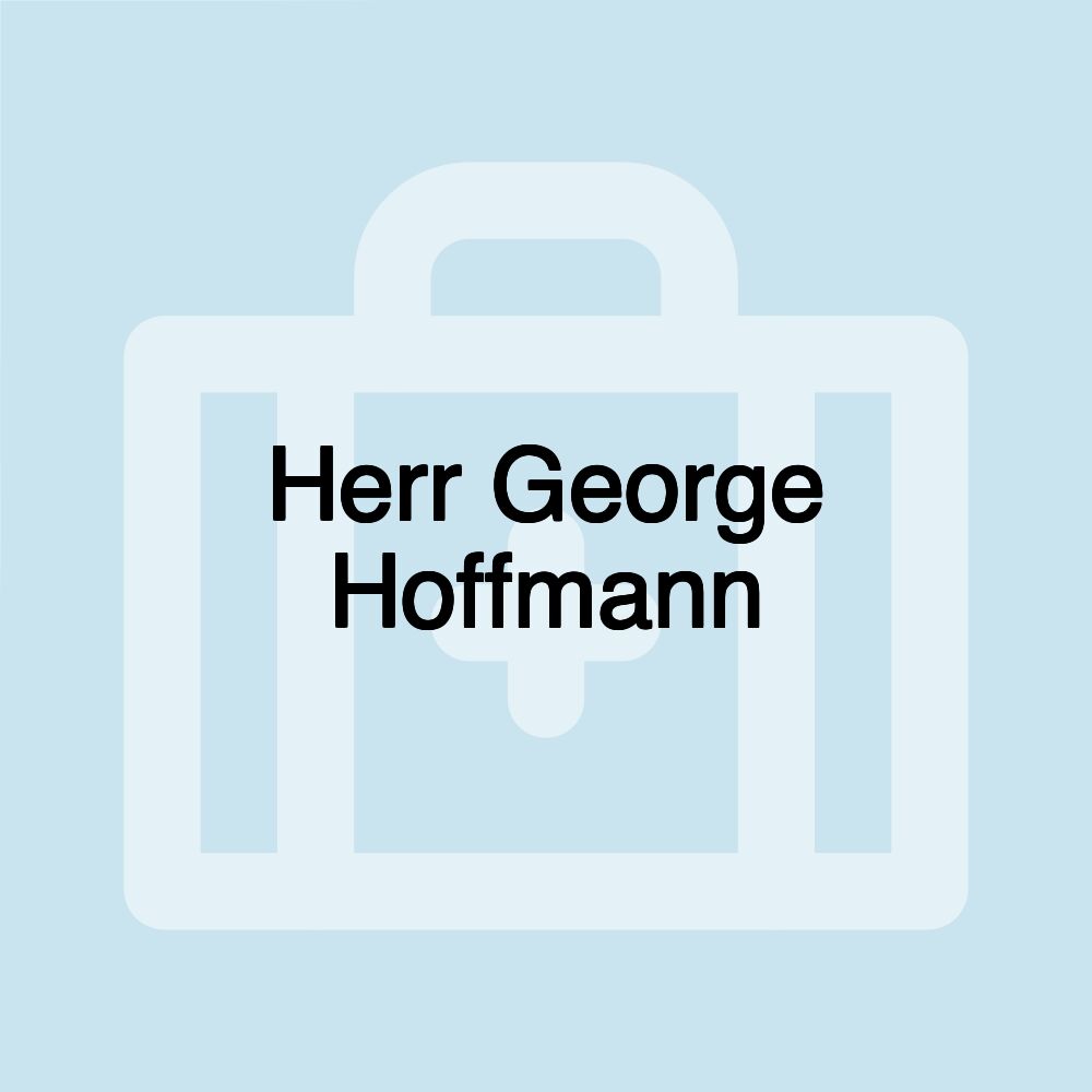 Herr George Hoffmann