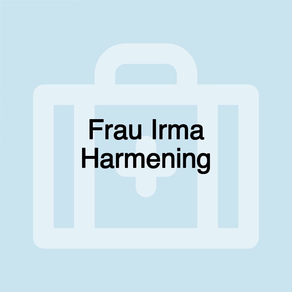 Frau Irma Harmening