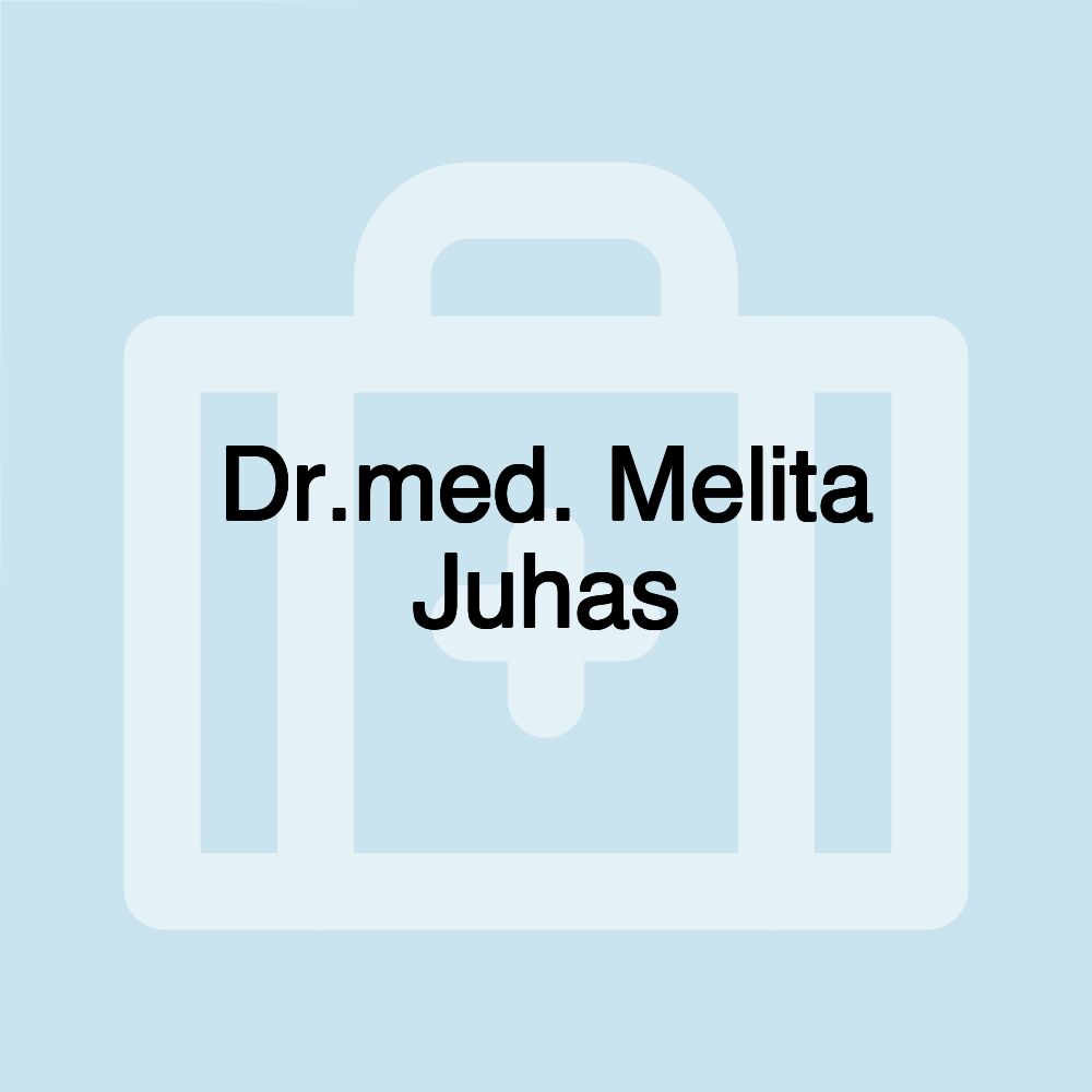 Dr.med. Melita Juhas