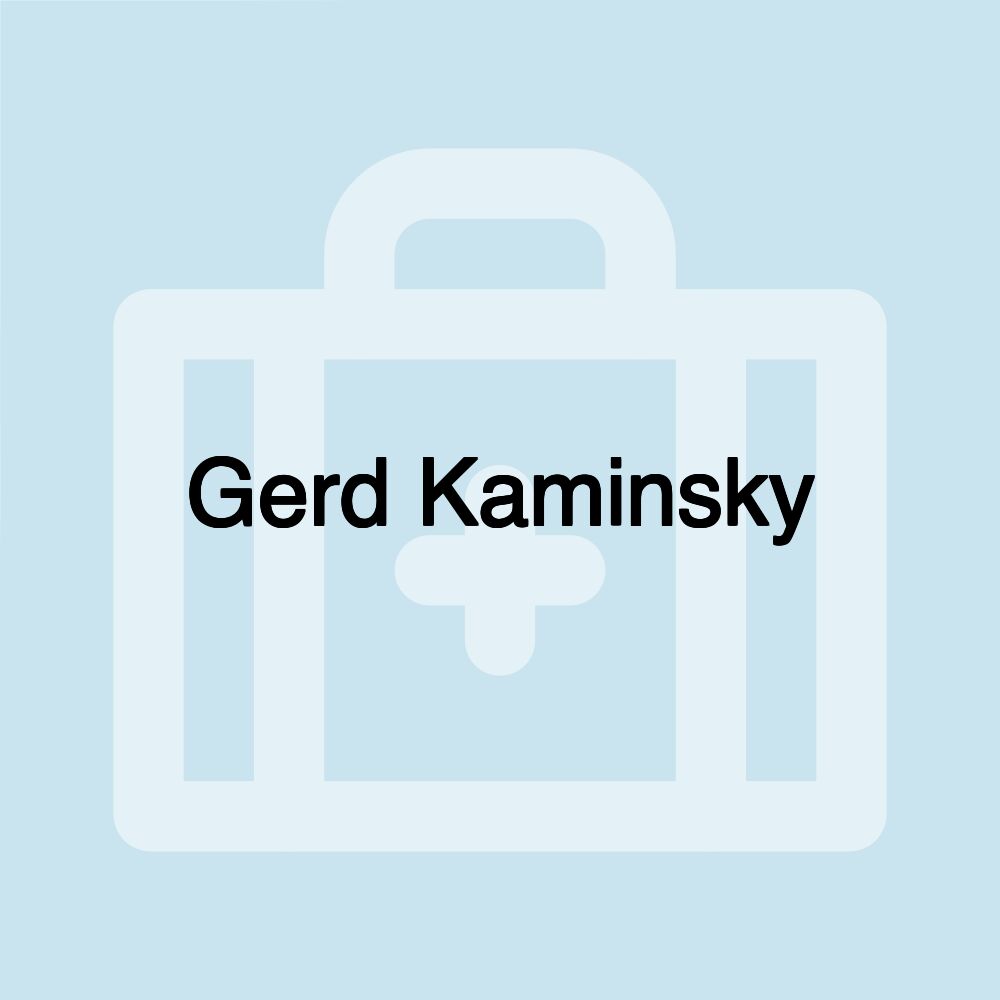 Gerd Kaminsky