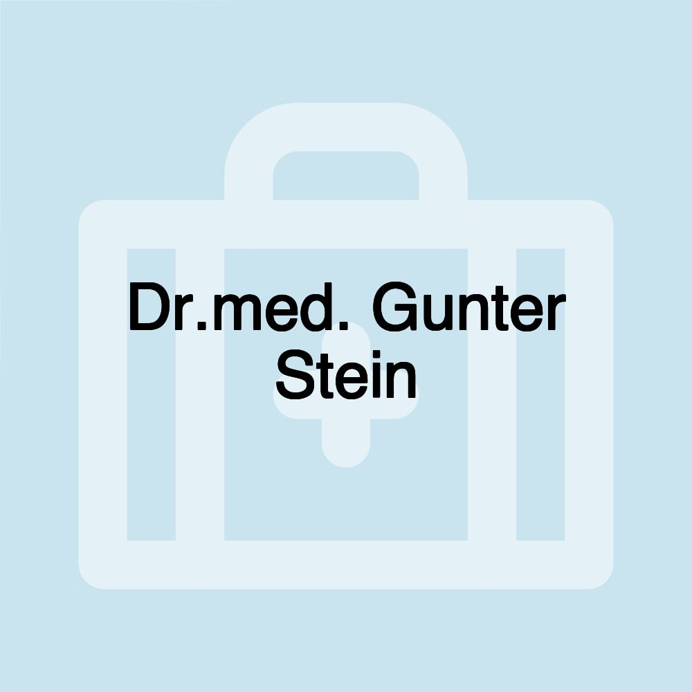 Dr.med. Gunter Stein