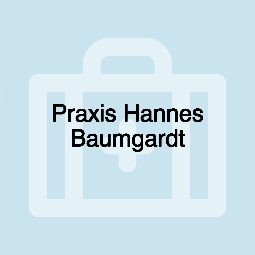 Praxis Hannes Baumgardt