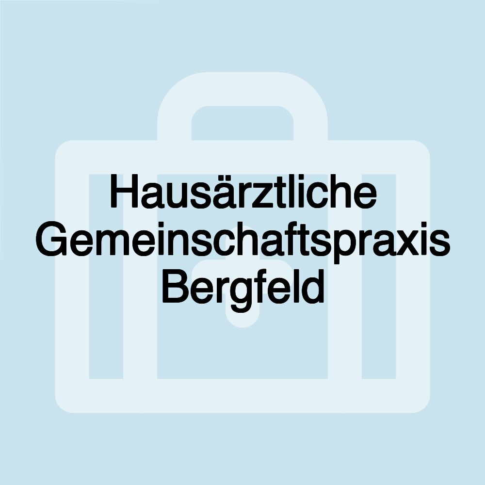 Hausärztliche Gemeinschaftspraxis Bergfeld