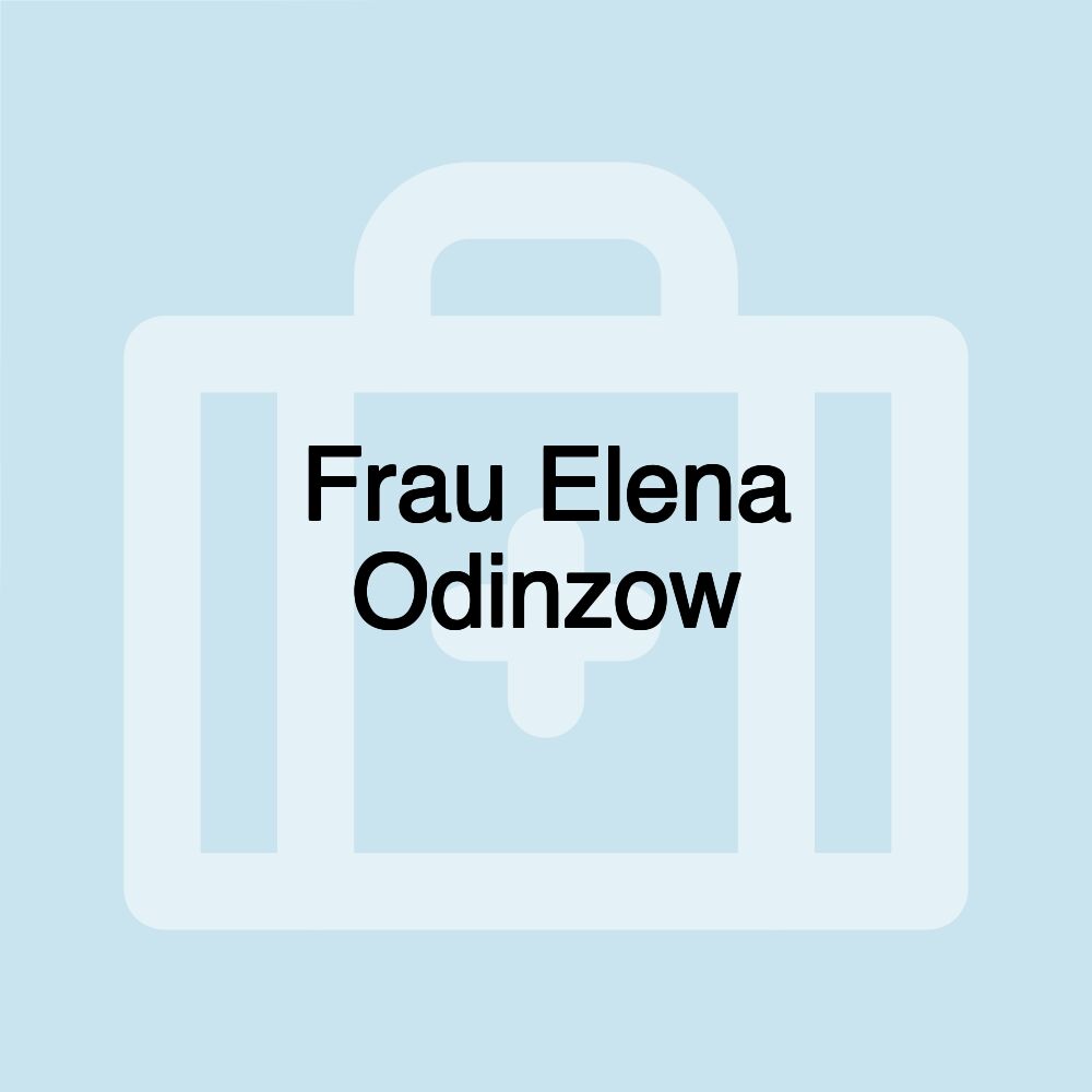 Frau Elena Odinzow