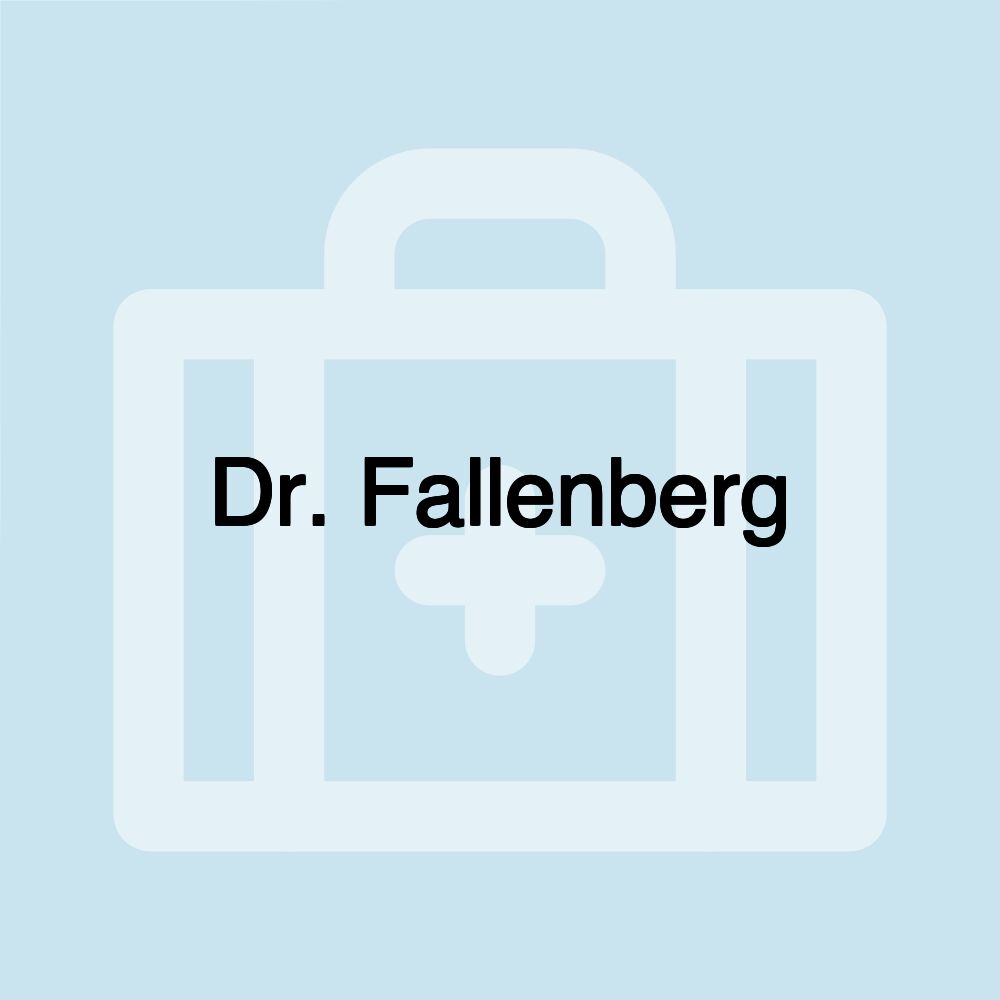 Dr. Fallenberg