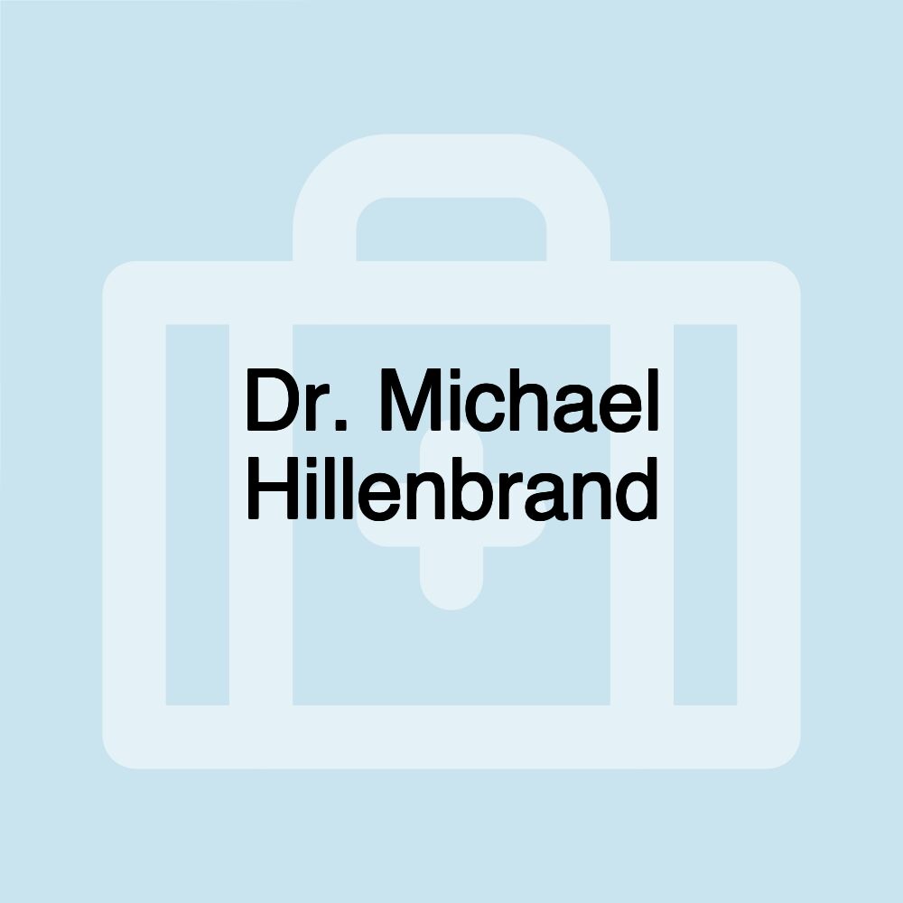 Dr. Michael Hillenbrand