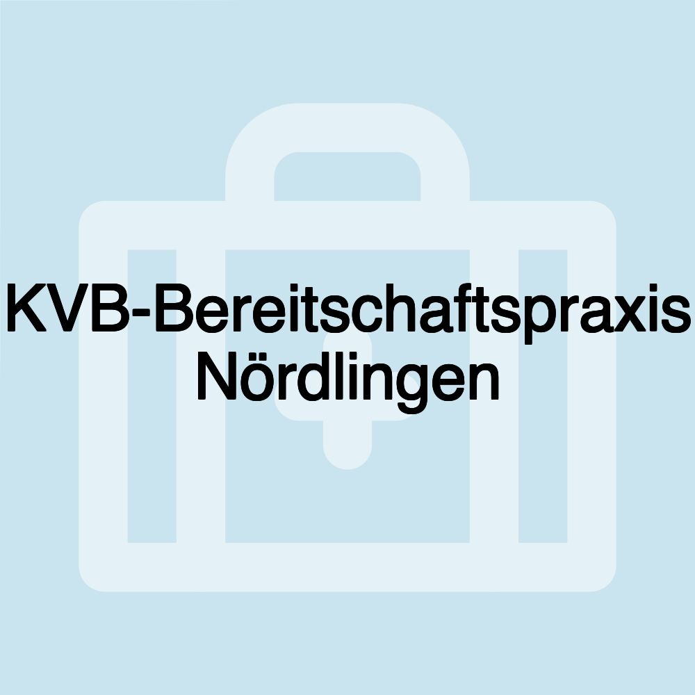 KVB-Bereitschaftspraxis Nördlingen