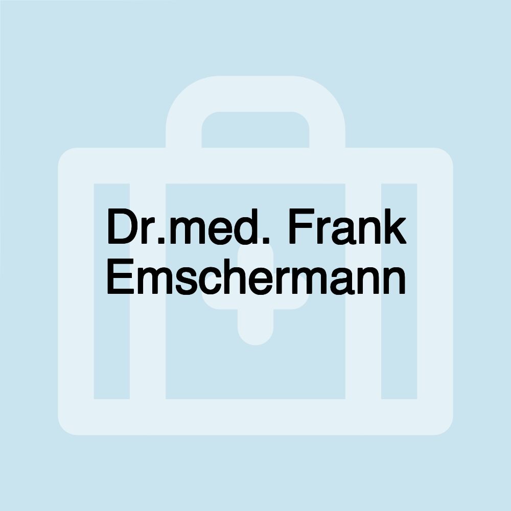 Dr.med. Frank Emschermann