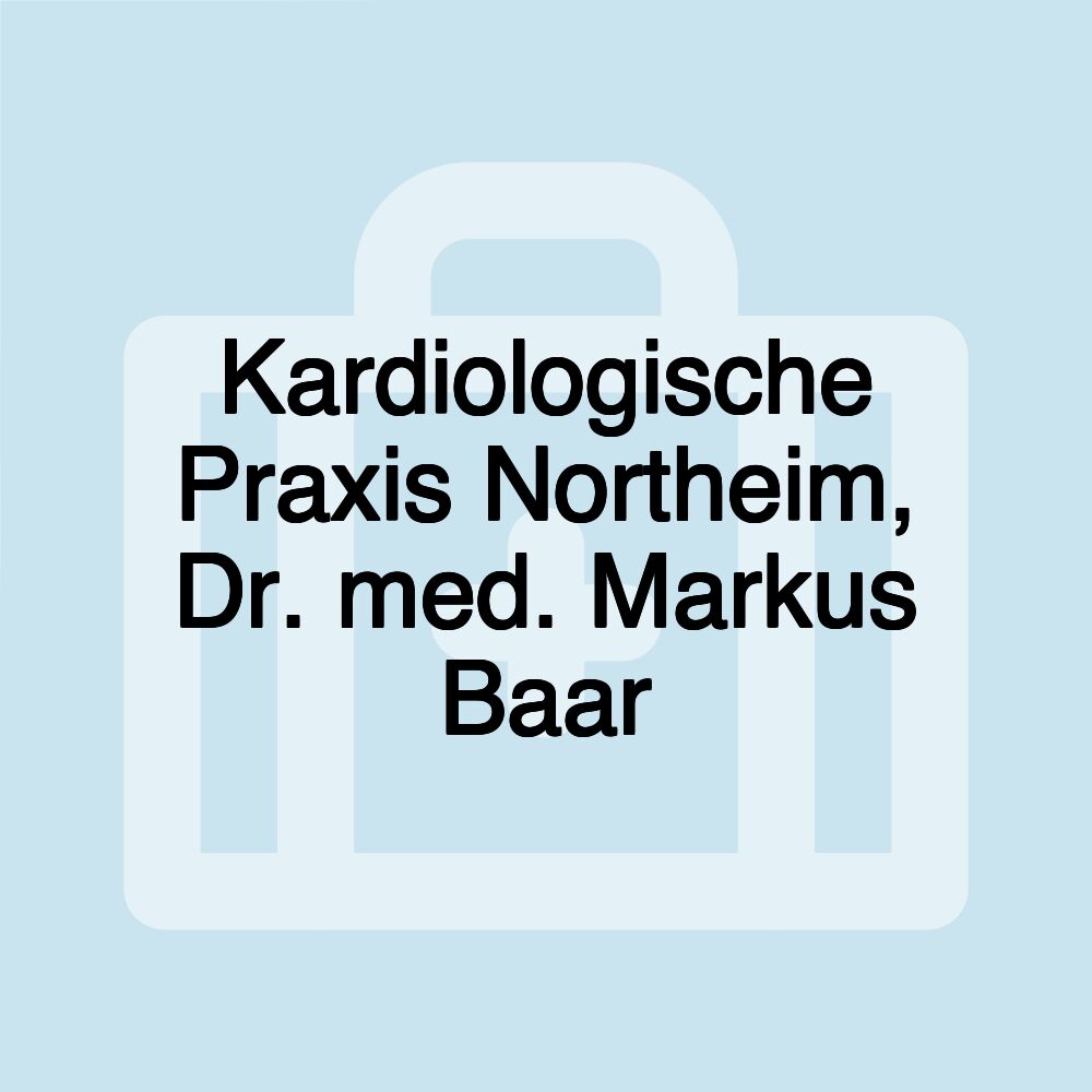 Kardiologische Praxis Northeim, Dr. med. Markus Baar