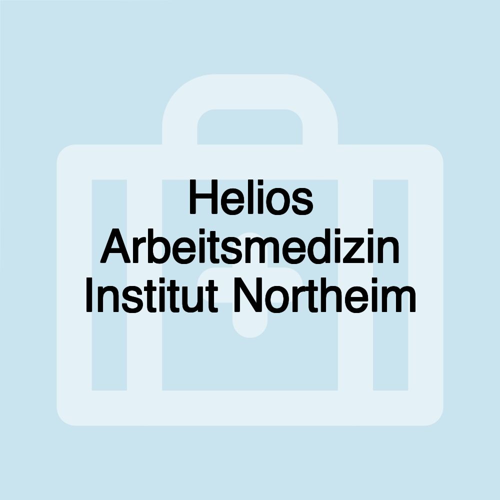 Helios Arbeitsmedizin Institut Northeim