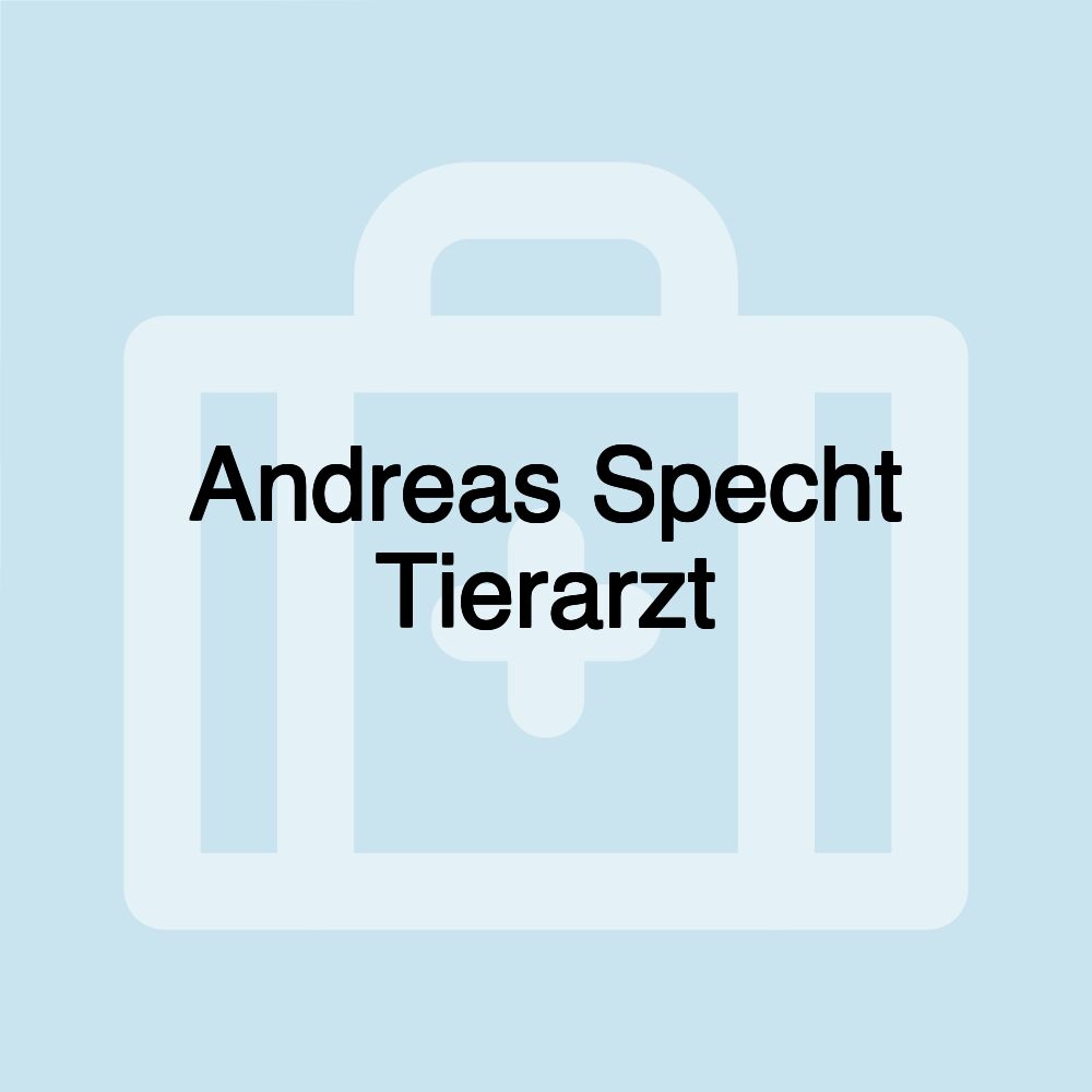 Andreas Specht Tierarzt