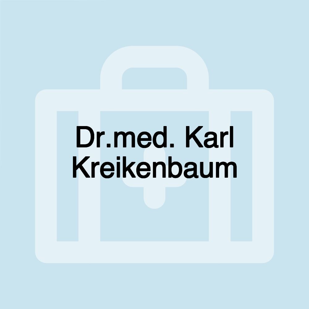 Dr.med. Karl Kreikenbaum