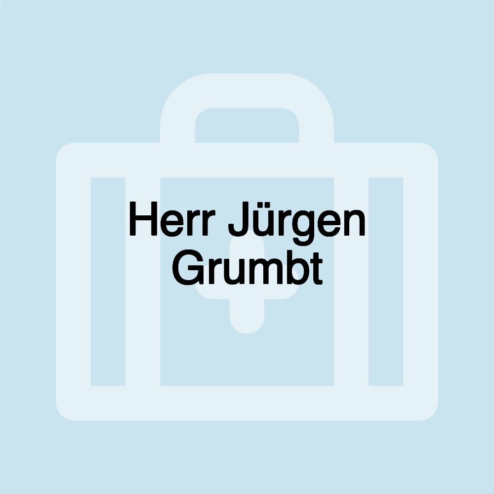 Herr Jürgen Grumbt