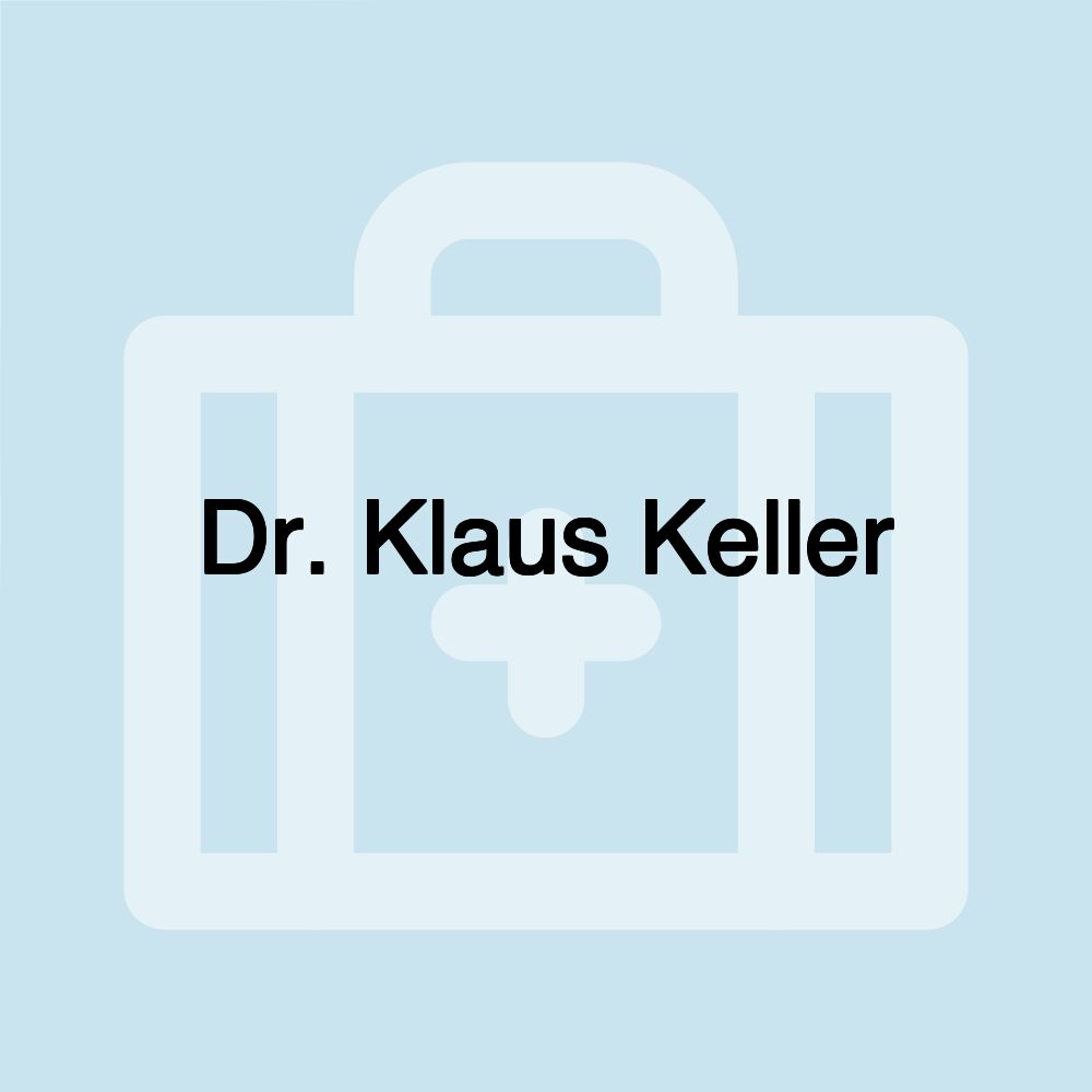 Dr. Klaus Keller