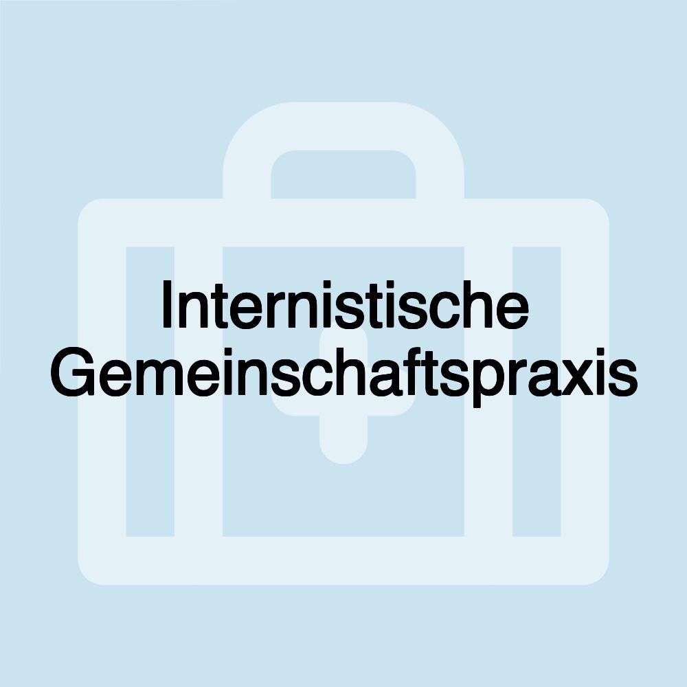 Internistische Gemeinschaftspraxis