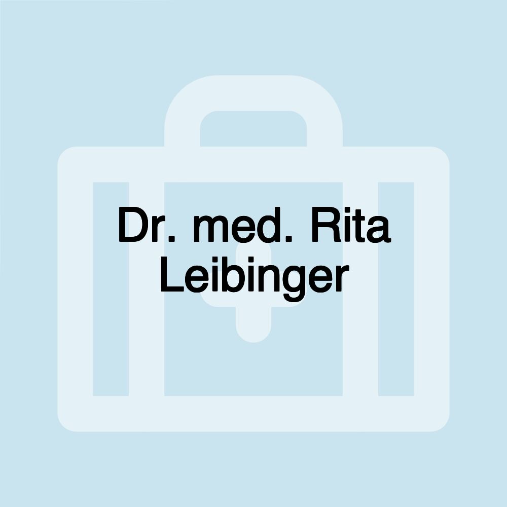 Dr. med. Rita Leibinger