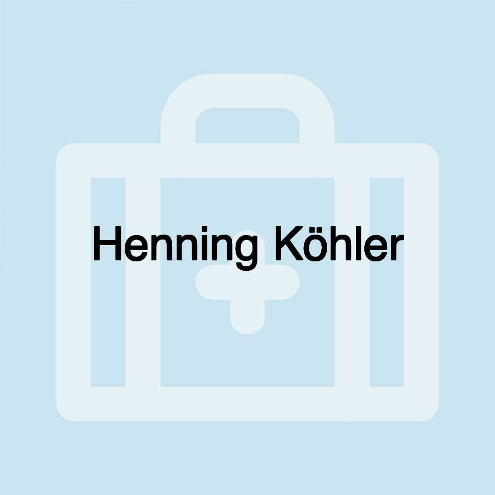 Henning Köhler