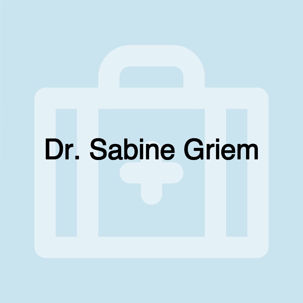 Dr. Sabine Griem