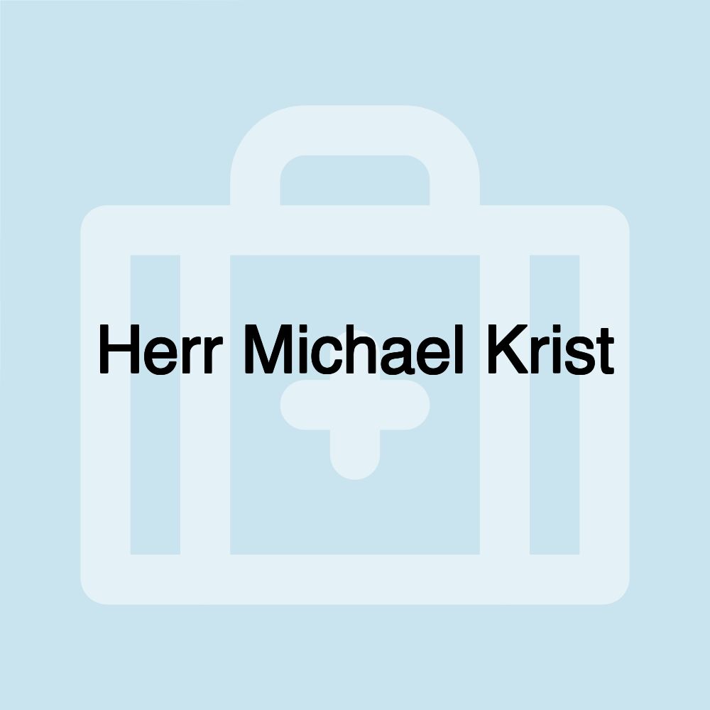 Herr Michael Krist